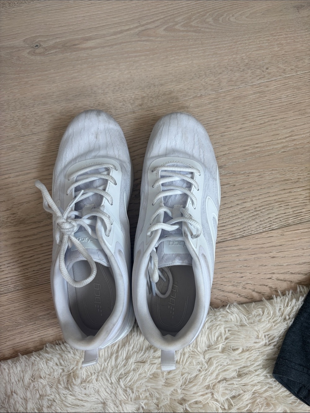bcg White Women's Athletic cheer and tumbling shoes